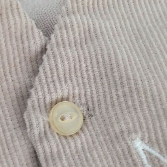 70s Kids‎ Tan Corduroy Embroidered Bunny Short Suit Outfit Vest - Picture 5 of 8